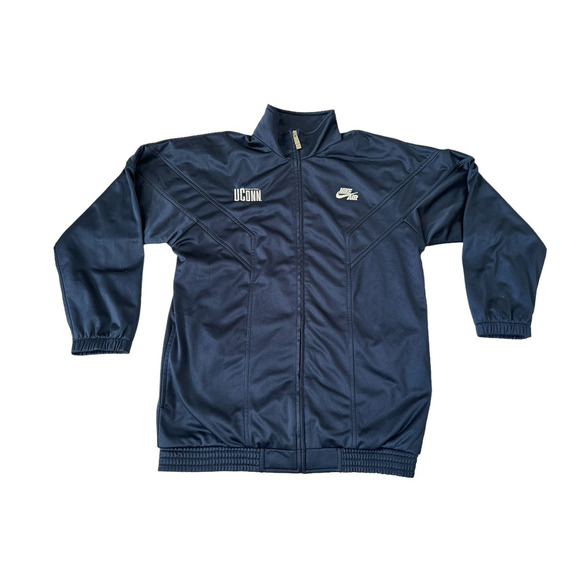 Nike Air UConn Connecticut Huskies Basketball Warmup Full Zip Jacket Medium - Picture 1 of 10